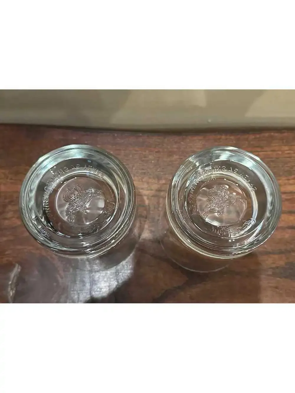 Crown Royal 75th Anniversary Commemorative Whiskey Rocks Glasses Set of 2